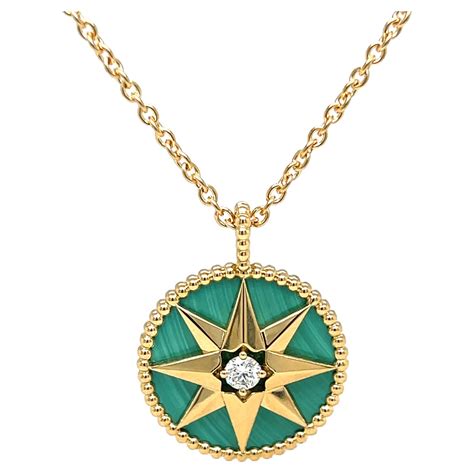 dior compass necklace